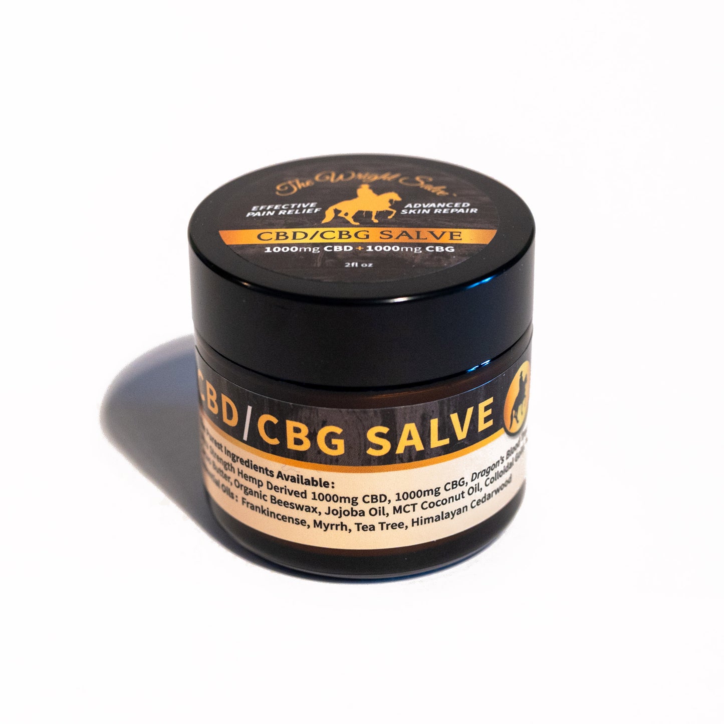 The Wright Salve - Amber Glass Jar